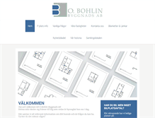 Tablet Screenshot of bohlinbygg.se